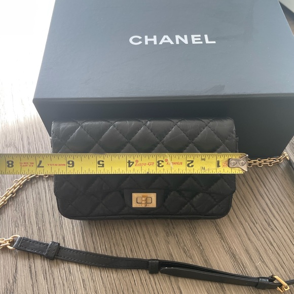 Authentic Chanel Belt Bag with Gold Chain - Picture 8 of 10